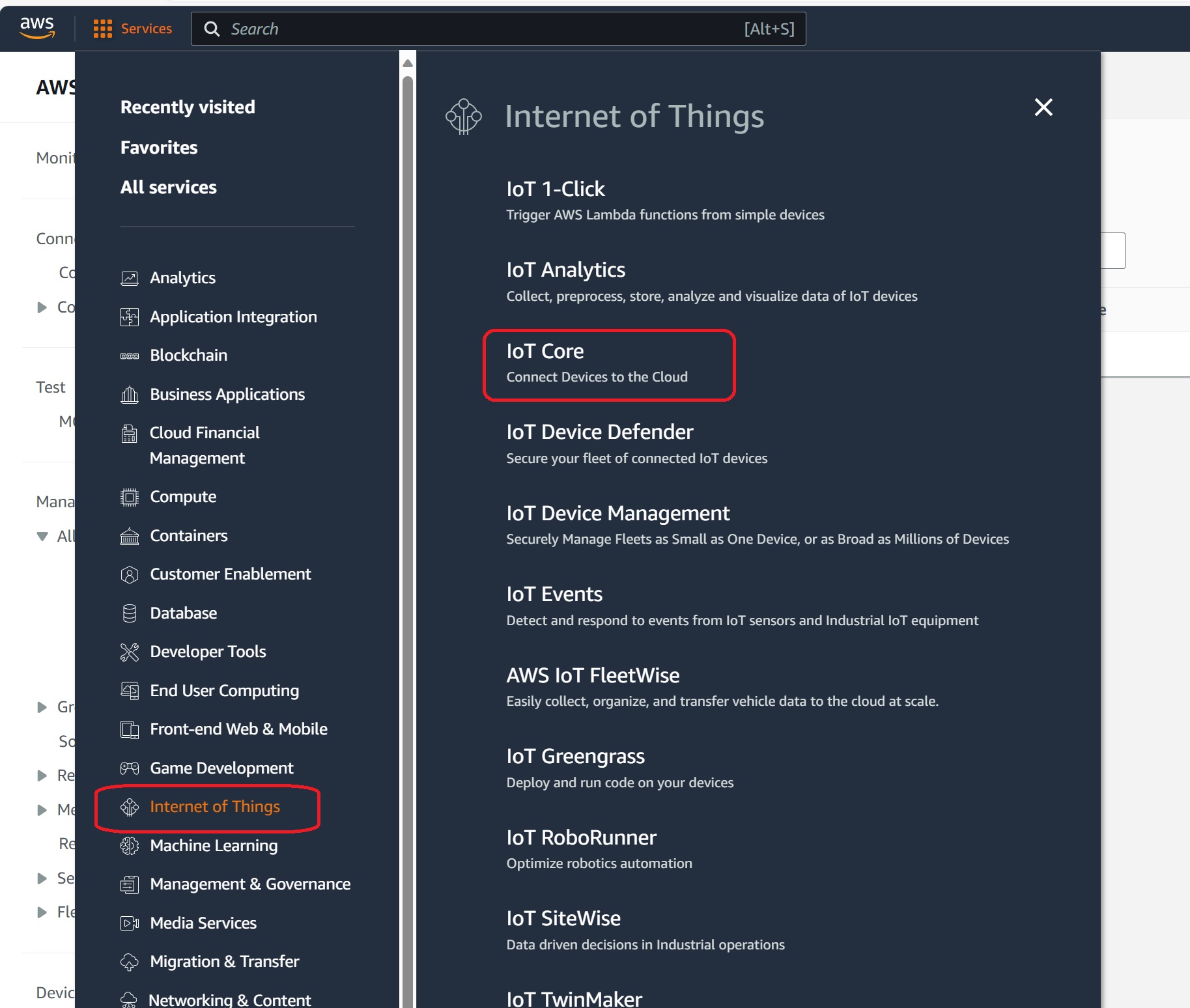 AWS Management Console