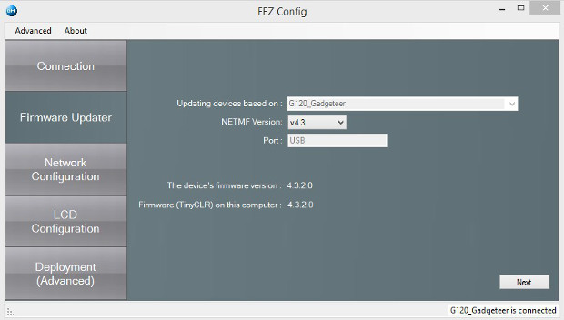 FEZ Config Utility