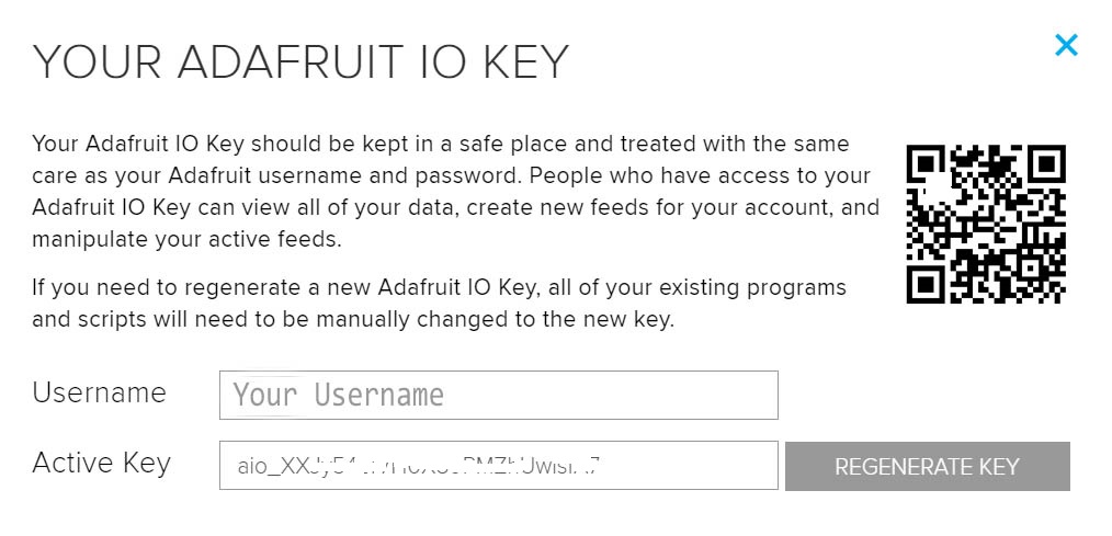 Adafruit generate key