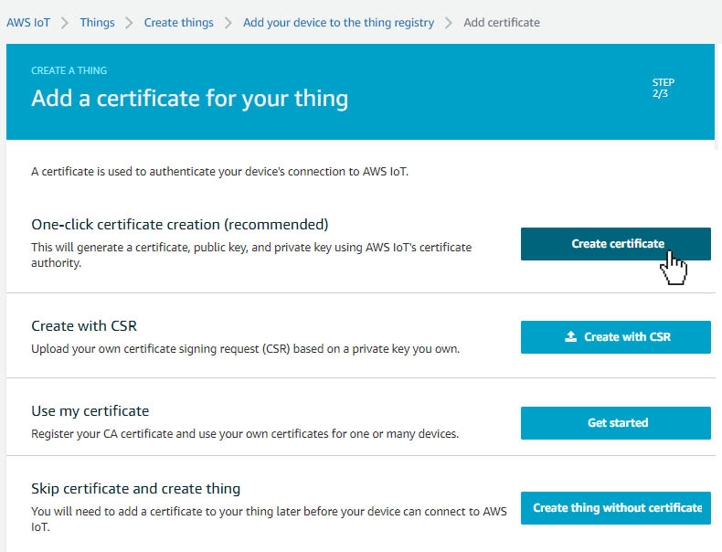AWS Create Certificates